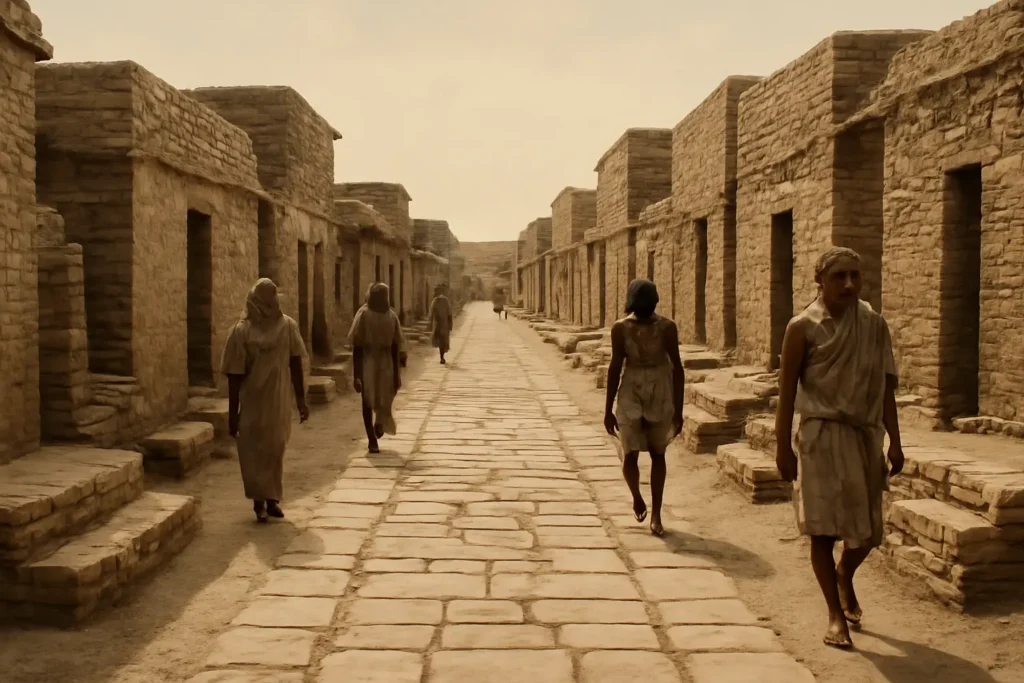 ಸಿಂಧೂ ನಾಗರಿಕತೆಯ ಮುಖ್ಯಬೀದಿಗಳು 