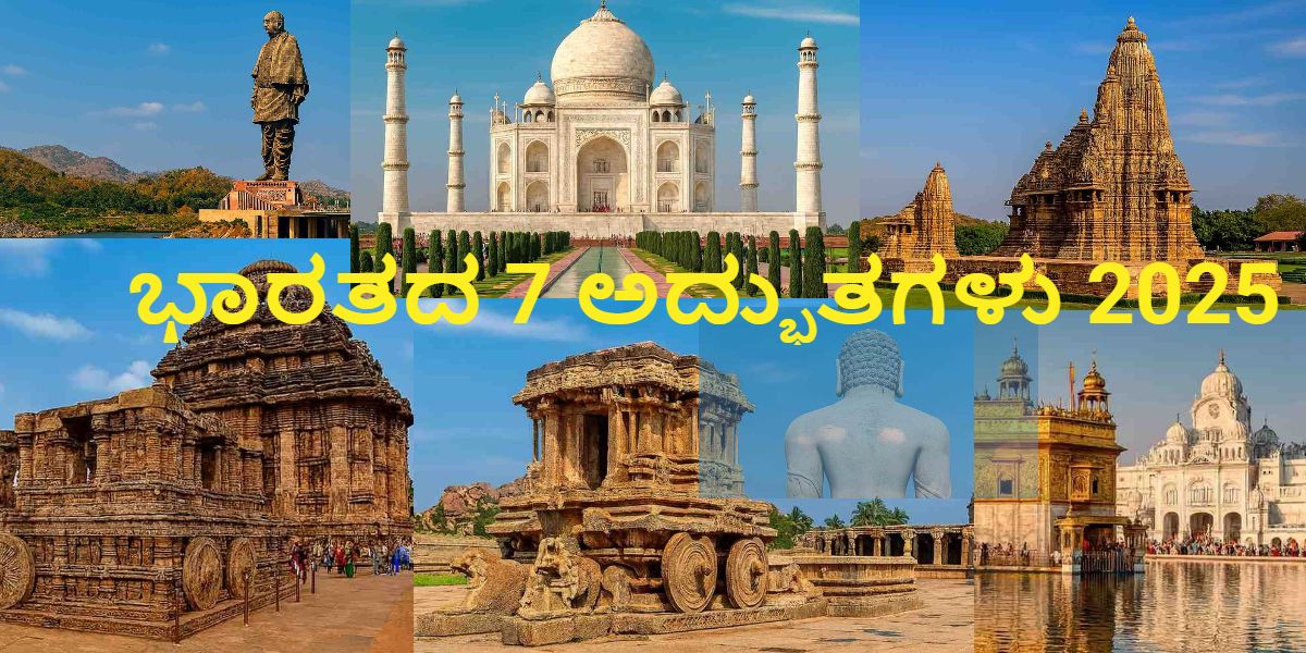 ಭಾರತದ 7 ಅದ್ಭುತಗಳು 2025